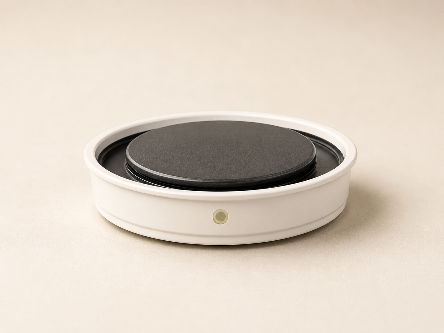 White Insta Hot Plate product view for the current 8-inch model