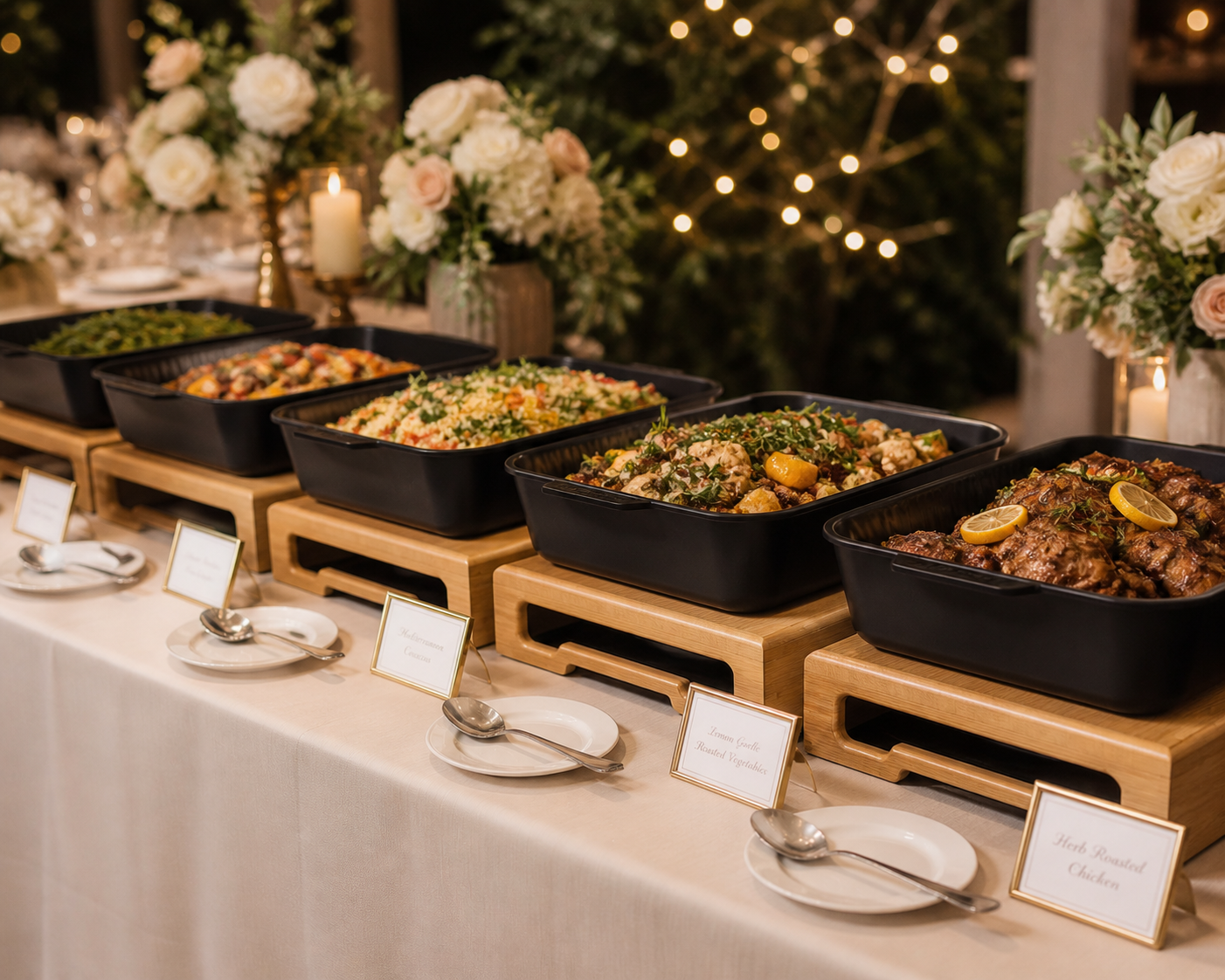 Buffet and catering line